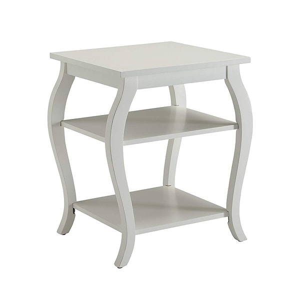 Becci End Table， White