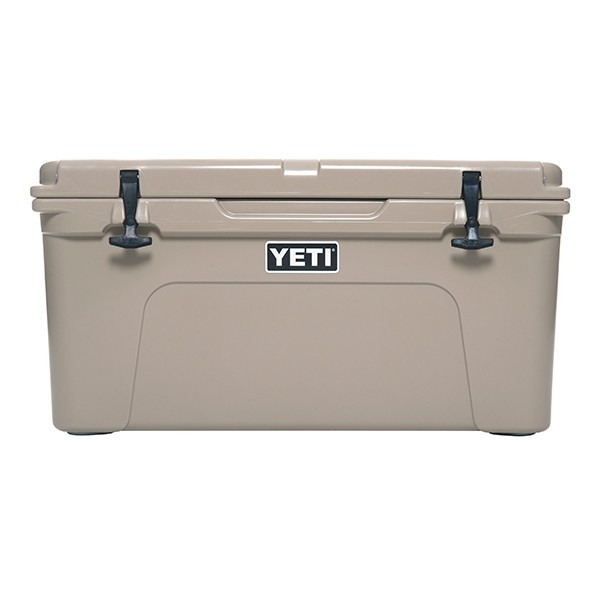 YETI Tundra YT65T Ice Cooler， 52 lb Ice， 42 Cans Beer Capacity， Polyethylene， Desert Tan， Polyester Handle