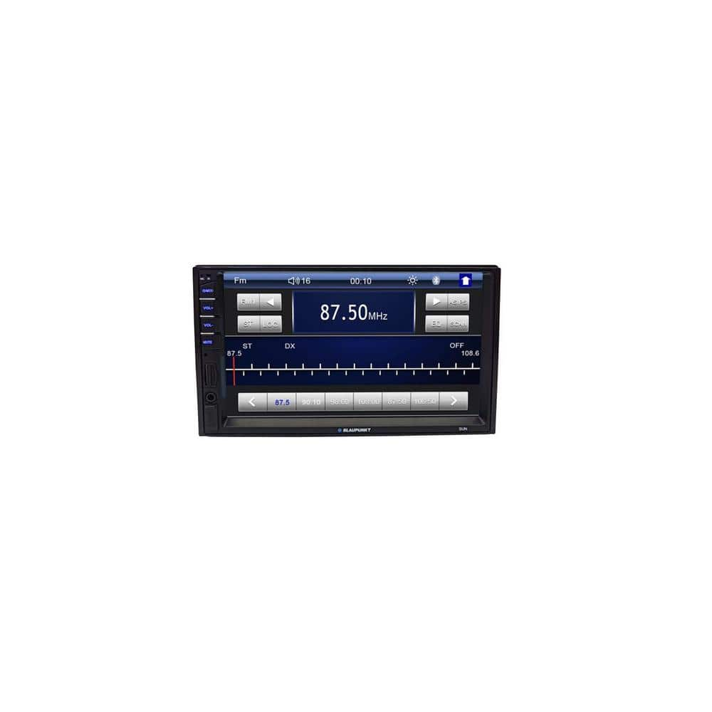 BLAUPUNKT 7 in. LCD T-screen Double Din Multimedia Car Stereo Receiver AM/FM, BT, USB, SD, Aux, Support Mirrorlink SUN