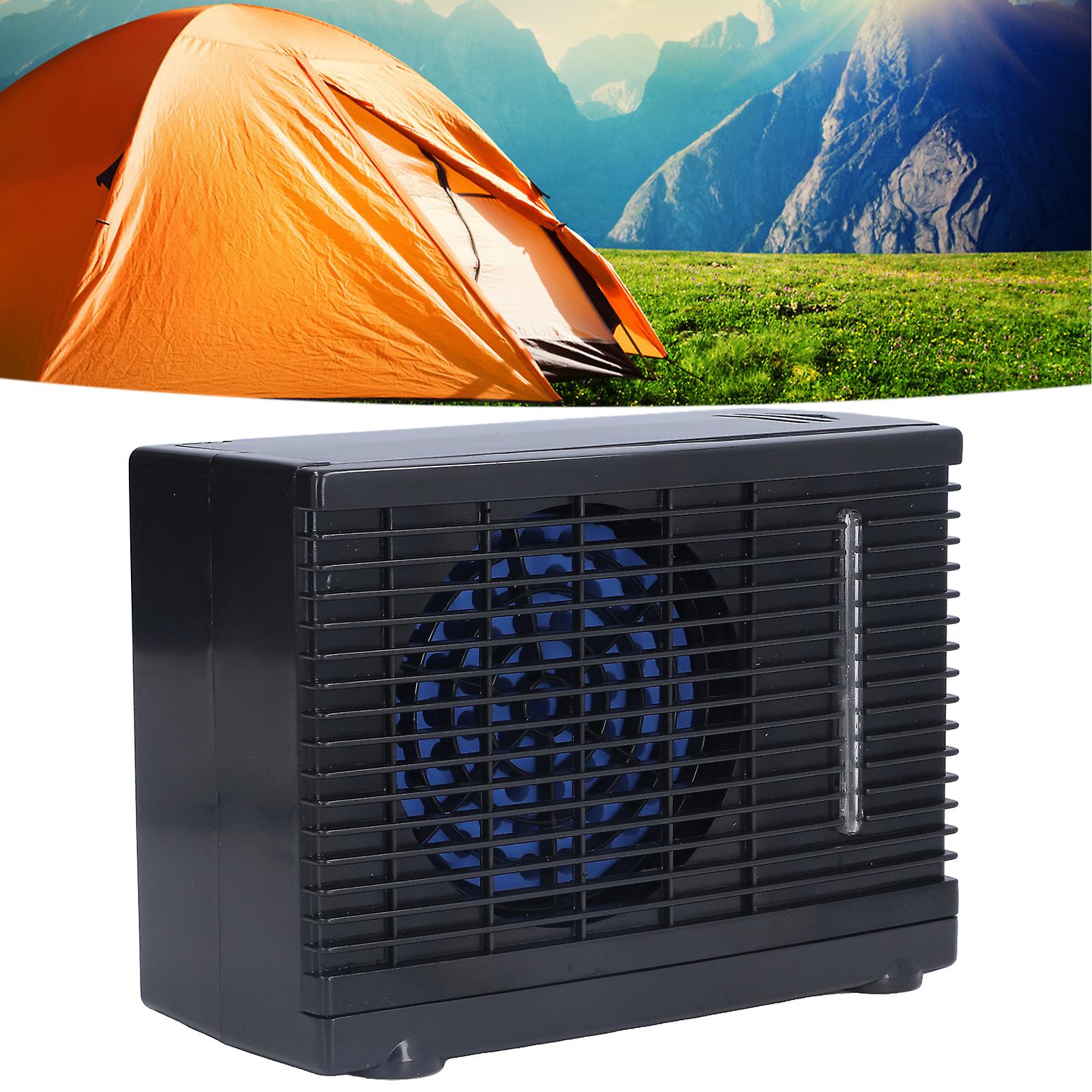 Car Air Conditioning Fan， 12v Air Cooler Portable Evaporative Water Cooling Fan With Water Tank And Car Charger Line For Car Truck Suv Vehicle Home Us