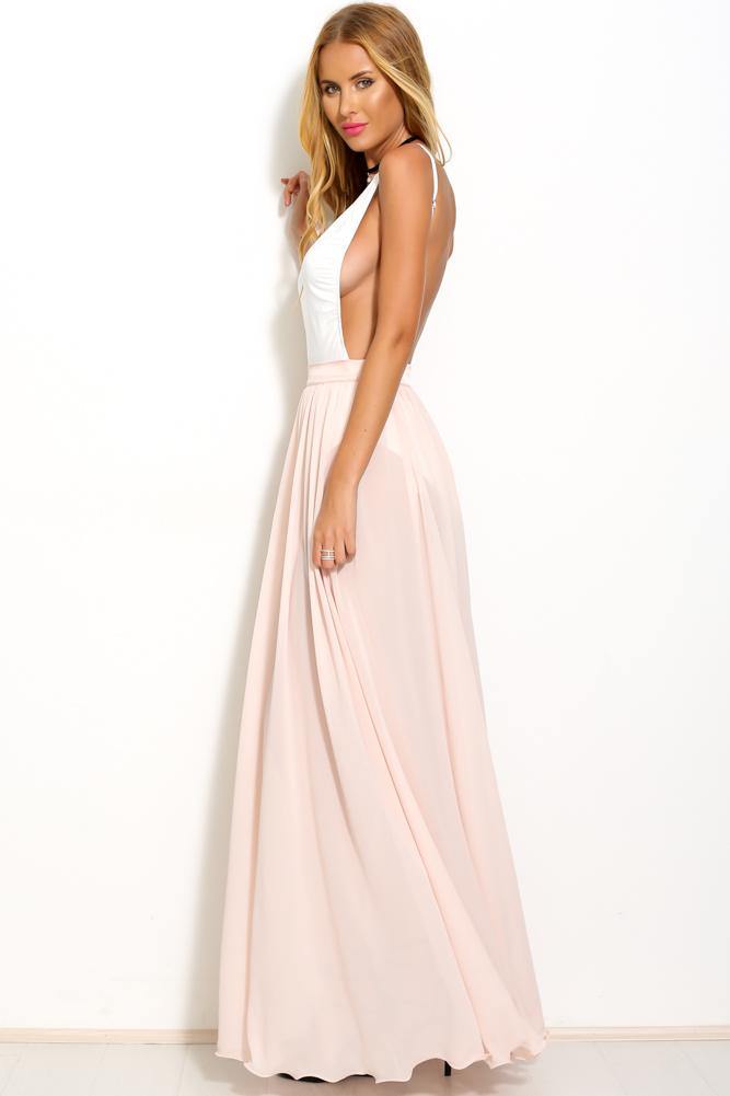 Have Faith Maxi Skirt Blush