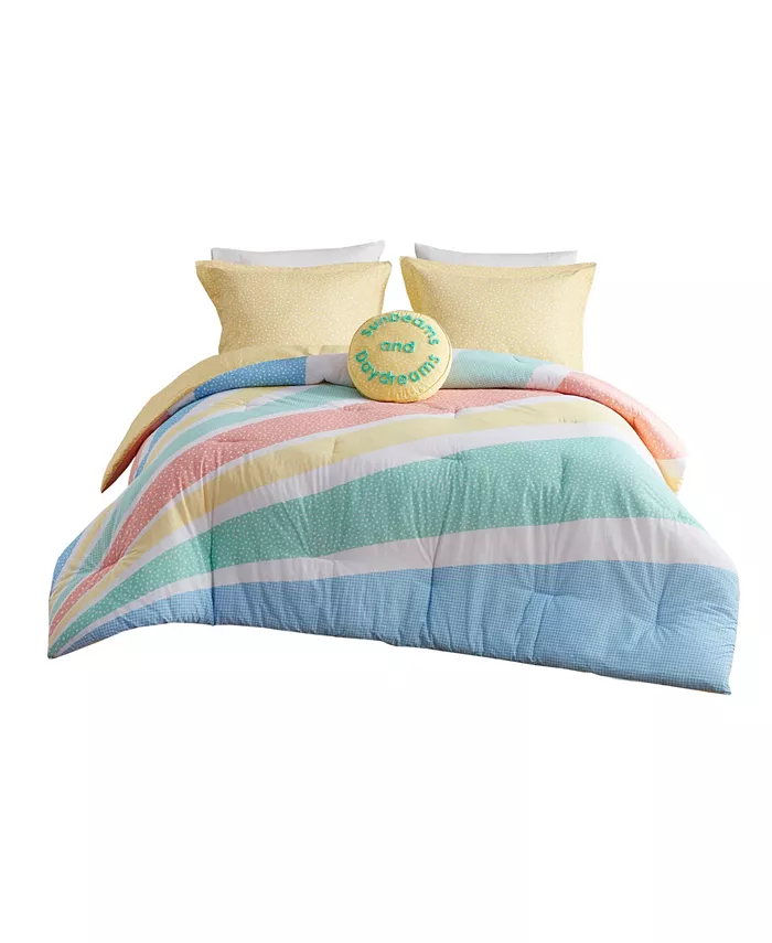 Urban Habitat Rory Rainbow Sunburst 4-Pc. Comforter Set  Twin Twin XL