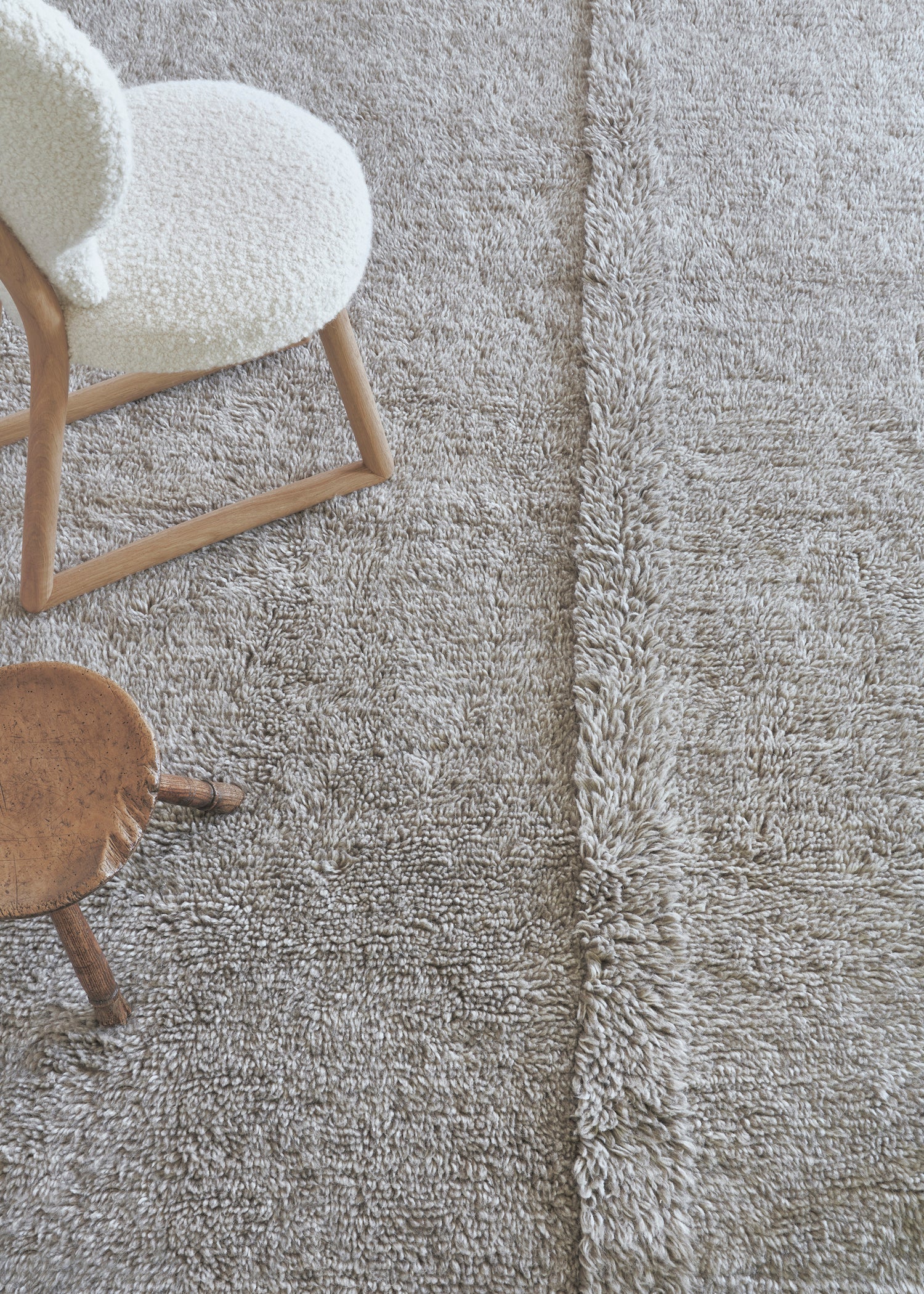 Blended Sheep Grey Tundra Rug