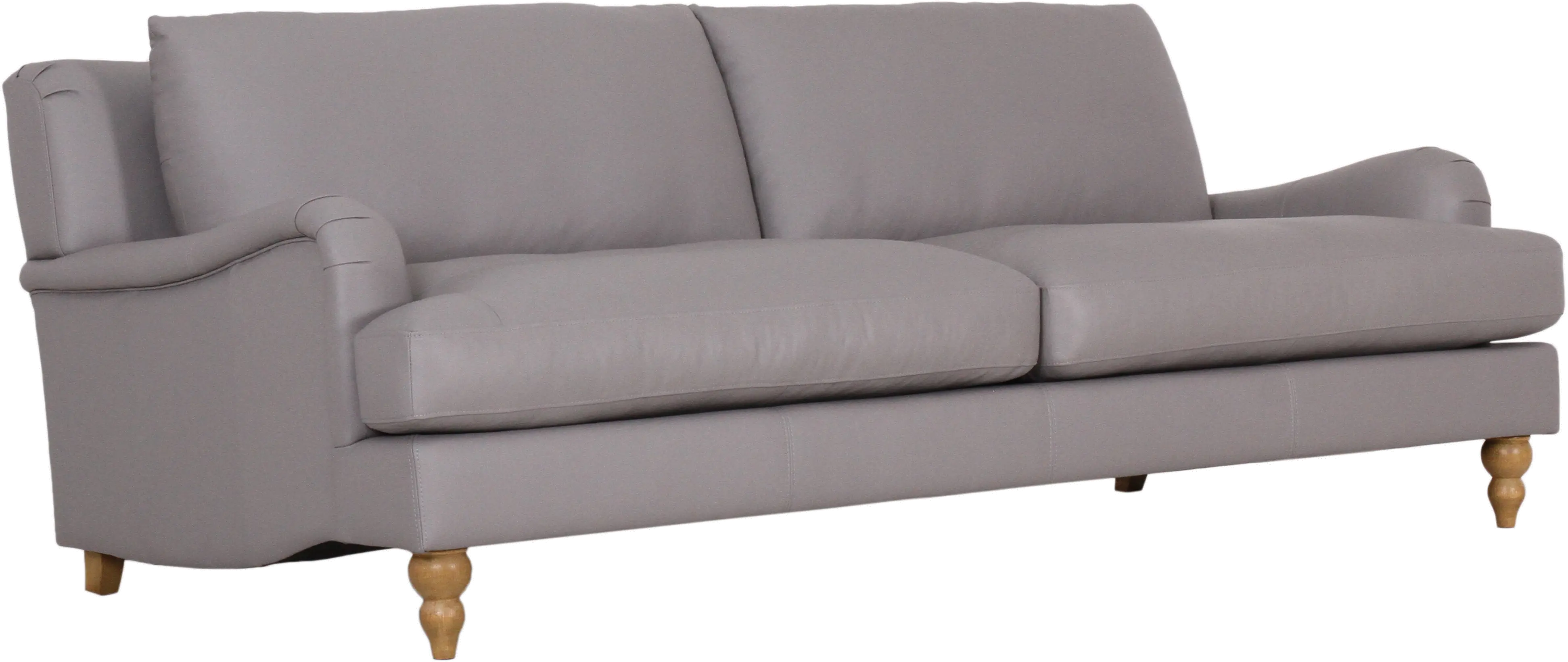 Regatta Gray Leather Sofa