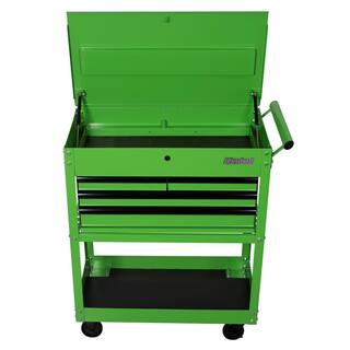 International 33 in. 4-Drawer Green Tool Cart INT33CART4GRN