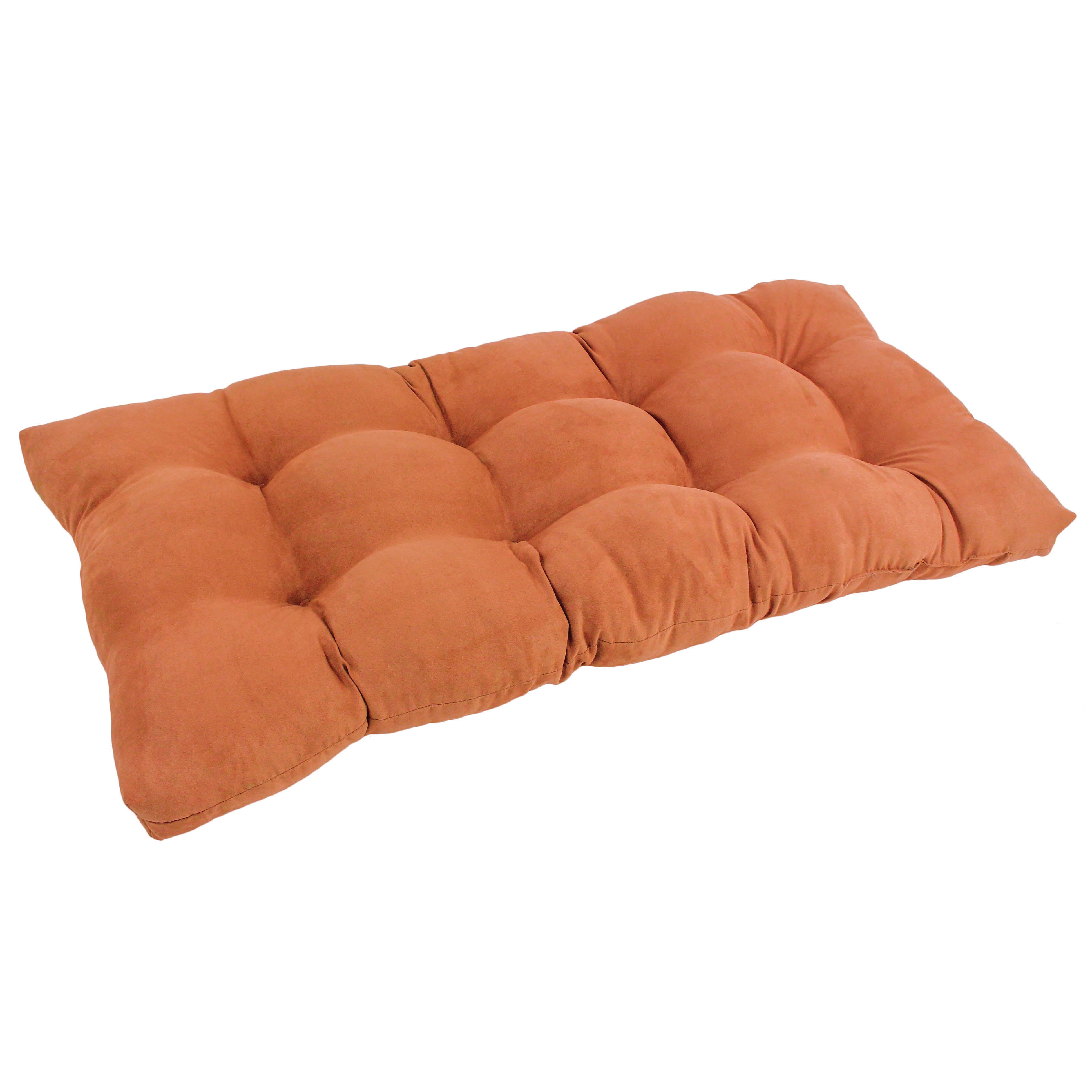 Blazing Needles Microsuede Indoor Bench Cushion