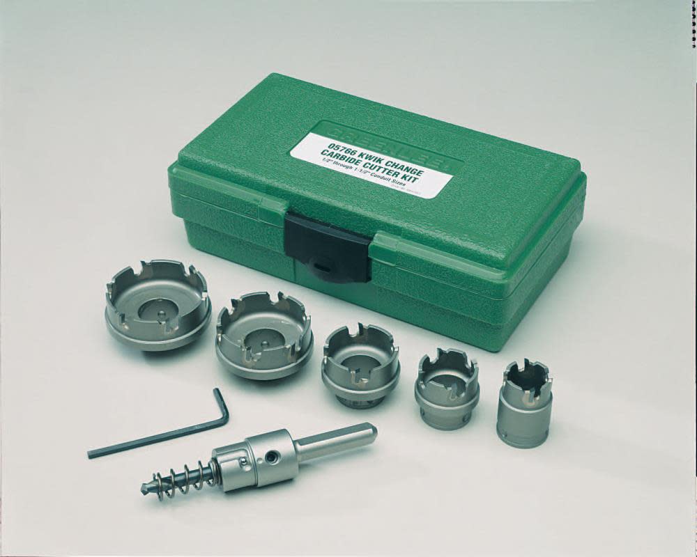 7-PC Carbide Hole Cutter Kit