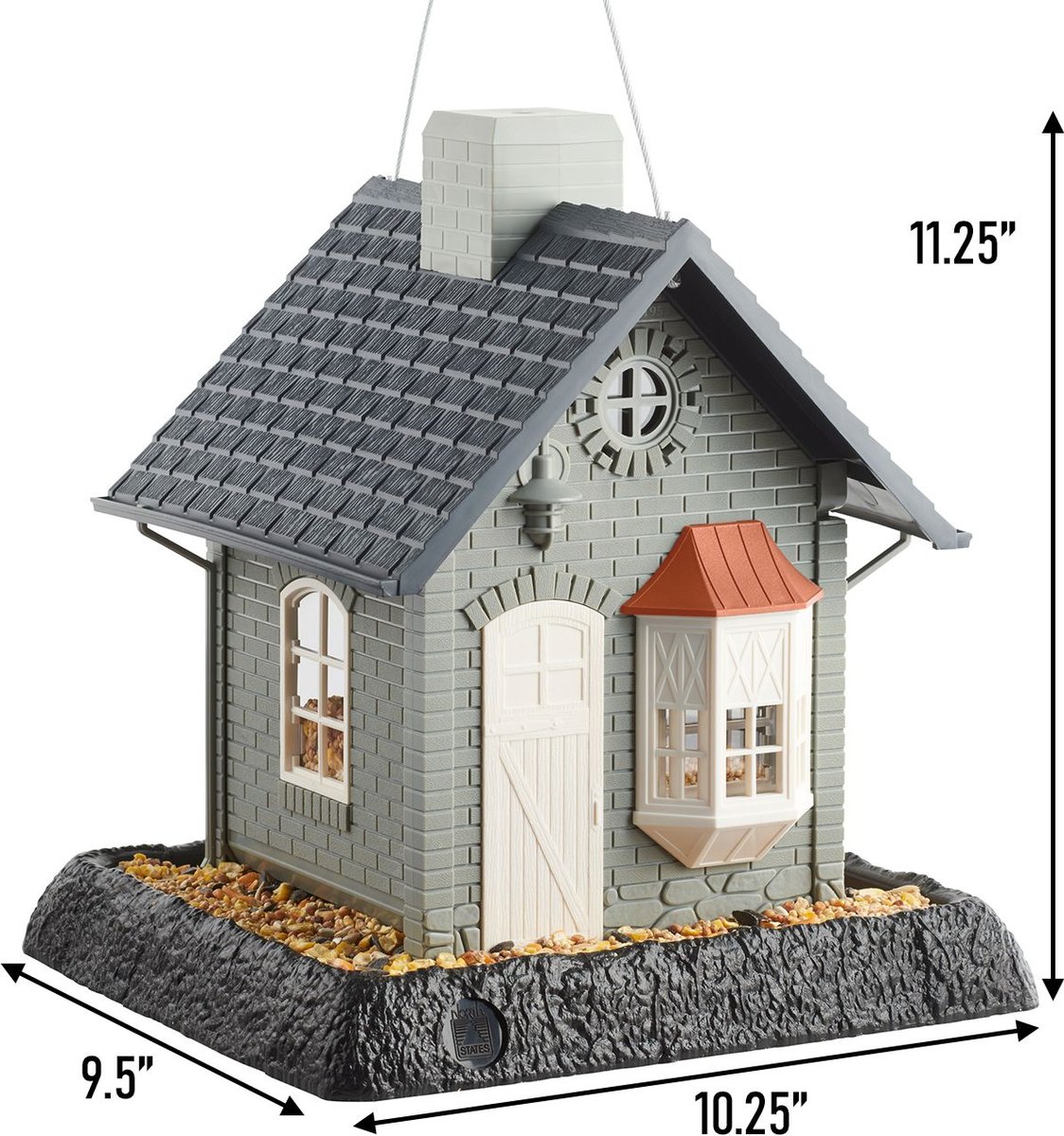 North States Village Collection Bayside Cottage Bird Feeder