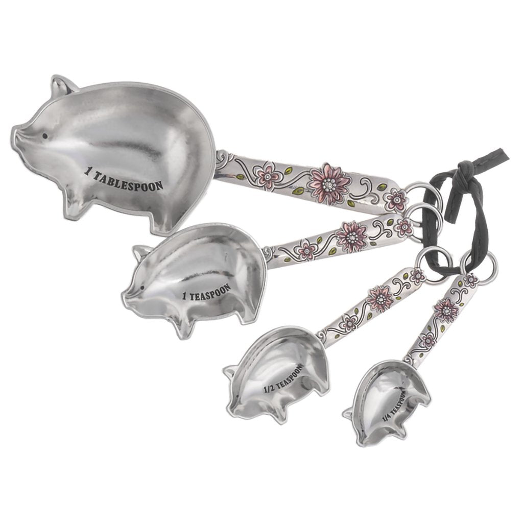 Ganz  Measuring Spoons - Pigs - Set of 4