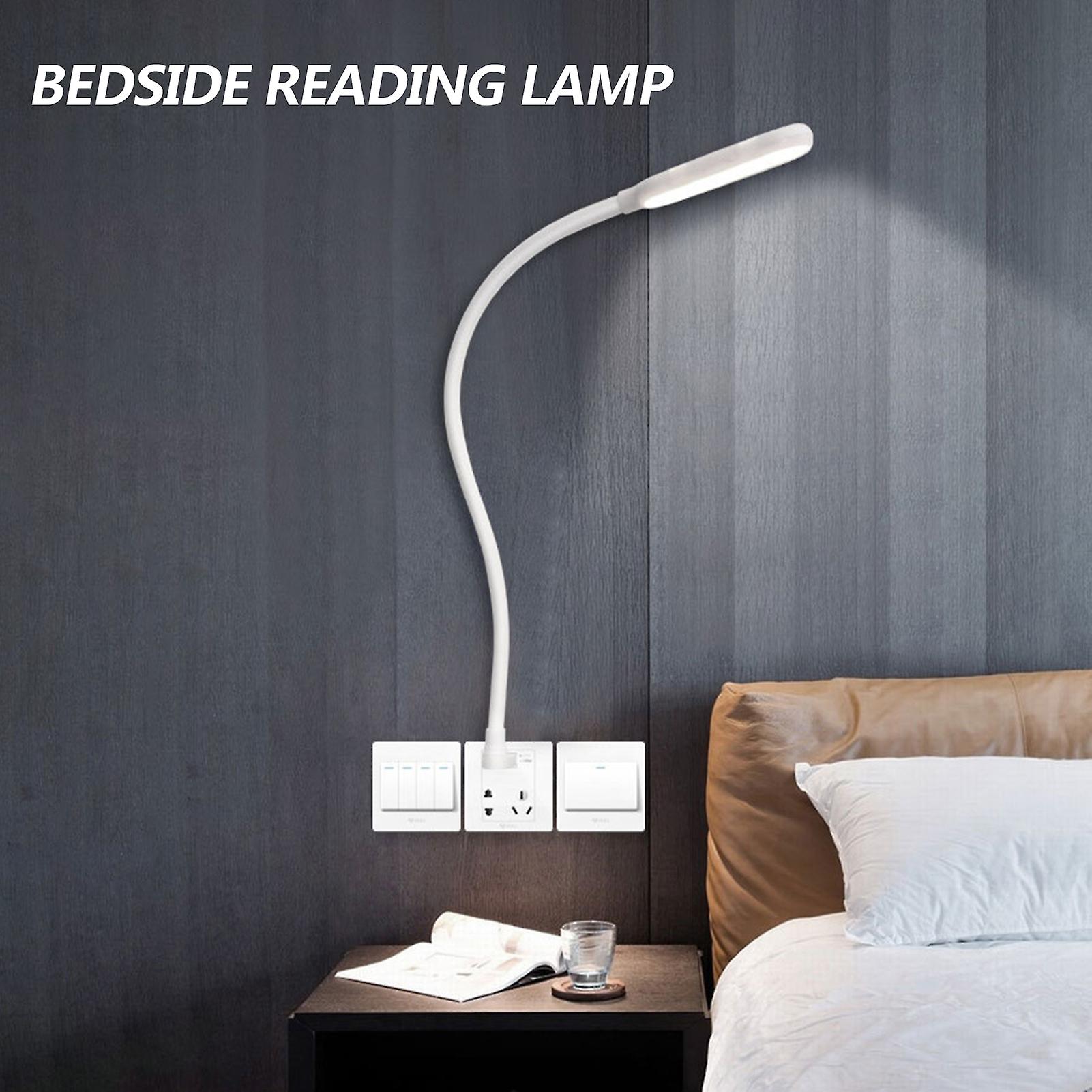 Curved Foot Usb Night Light Touch Stepless Dimming Eye Protection Universal Hose Bedside Reading Lamp Study Work Light No.187874