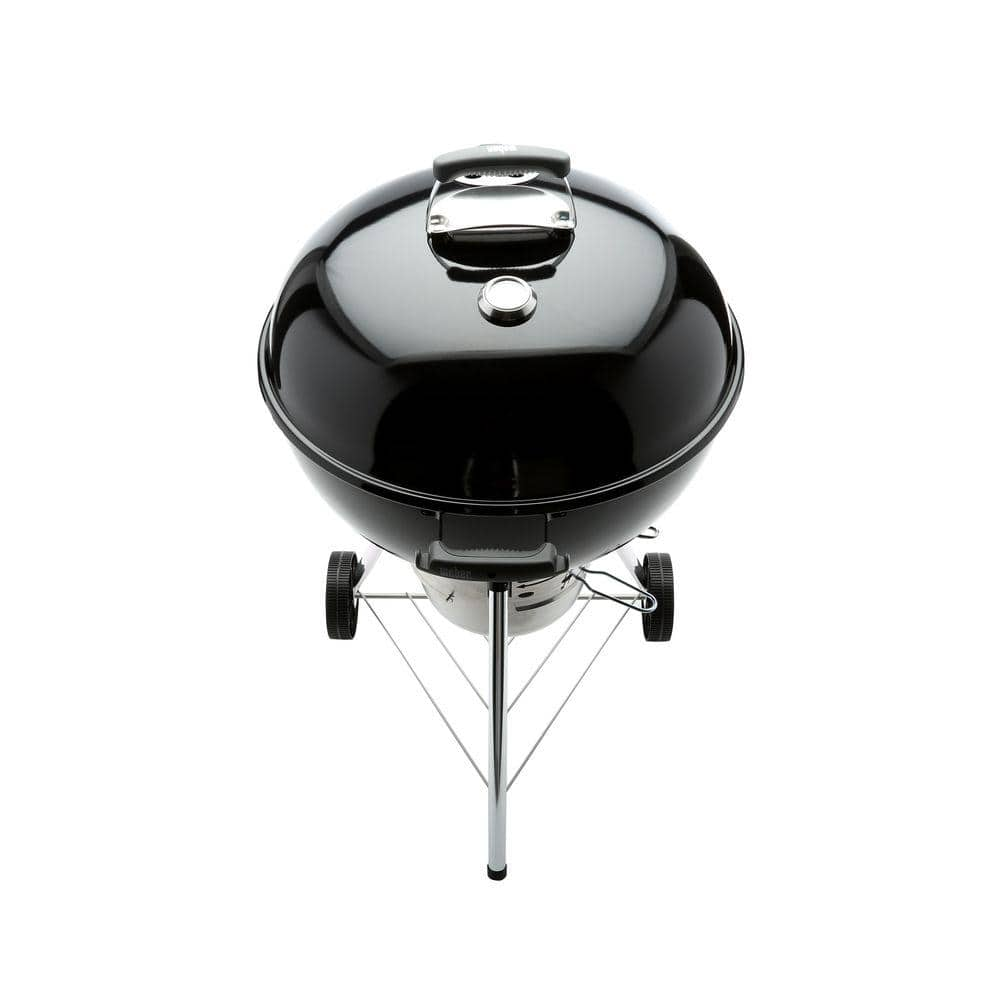 Weber 22 in. Original Kettle Premium Charcoal Grill in Black with Built-In Thermometer 14401001