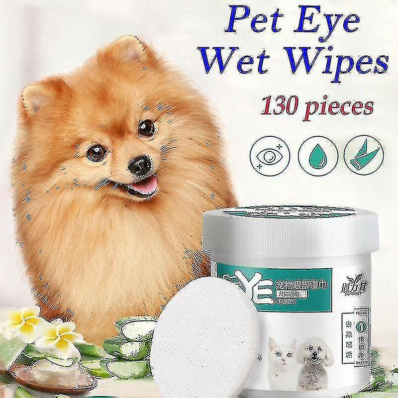 Pet Dogs/cats Eyes Cleaning Wet Wipes- Tear Stain Remover Paper Tissue