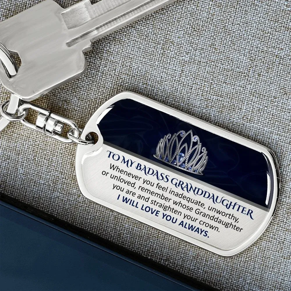 🔥 BIG SALE - 49% OFF🔥🔥 Keepsake for  Granddaughter Keychain -
