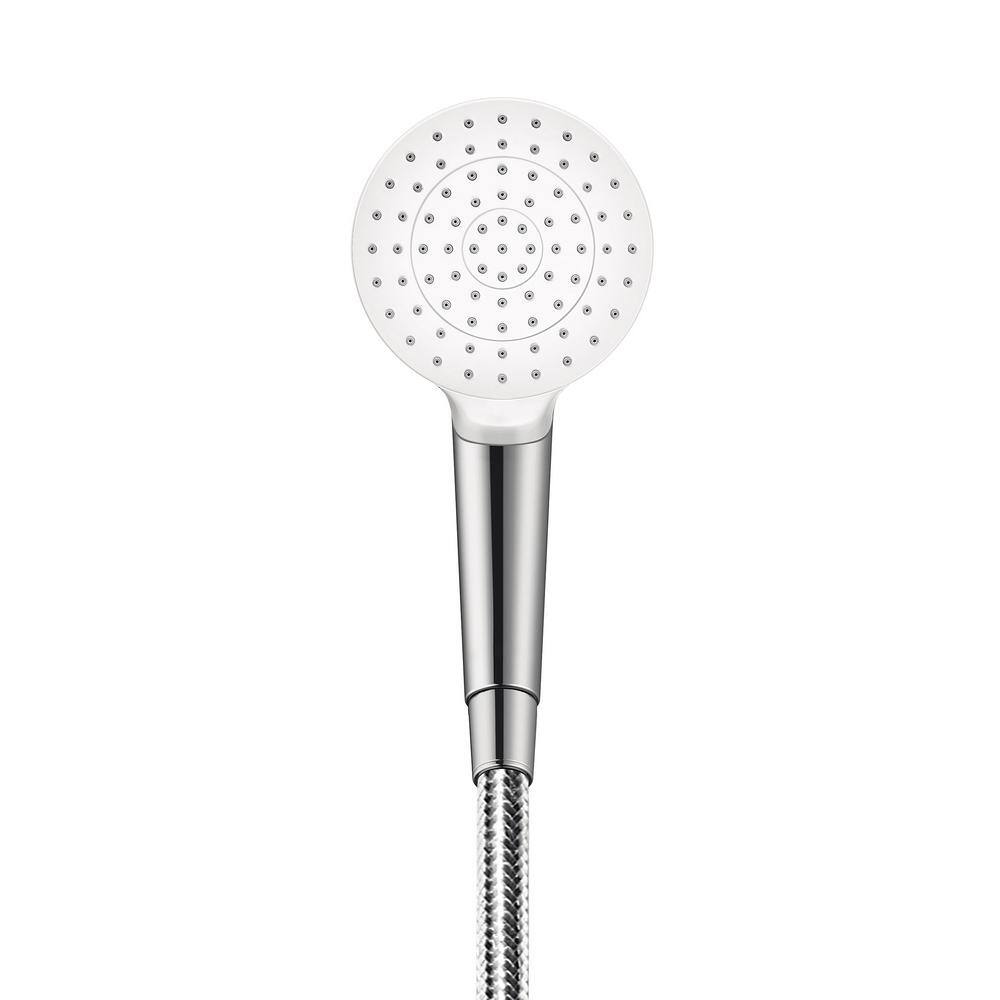 Hansgrohe 2-Spray Patterns 3.9 in. Single Wall Mount Handheld Handheld Shower Head in Brushed Nickel 26332821