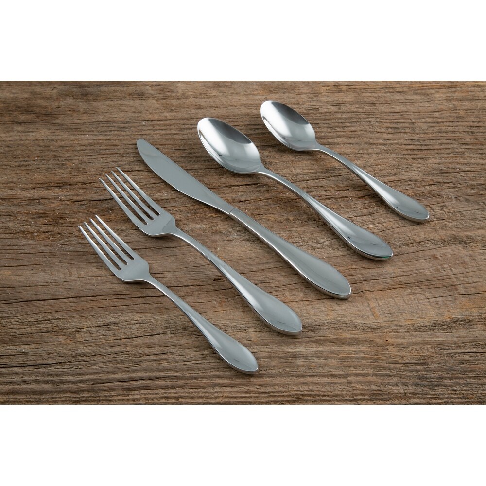 Cambridge Silversmiths Hollen Mirror 20 Piece Flatware Set   20 Piece