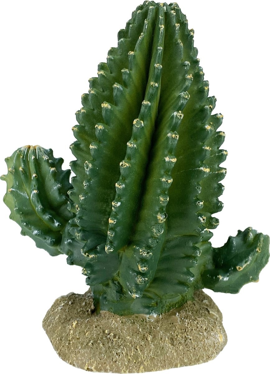 Komodo Cactus Columnar Reptile Ornament， Green