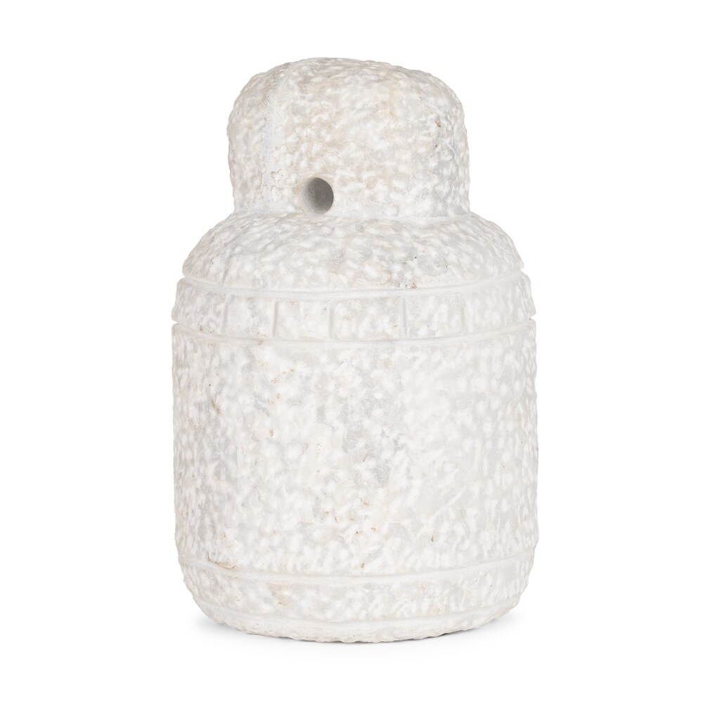 Irina Small White Marble Door Stopper