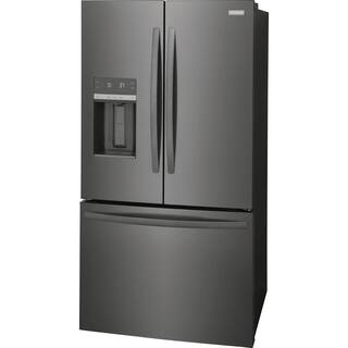 Frigidaire 27.8 Cu. Ft. French Door Refrigerator in Black Stainless Steel FRFS2823AD