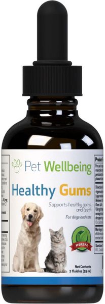 Pet Wellbeing Healthy Gums Liquid Dental Supplement for Cats and Dogs