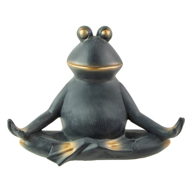 Frog In Lotus Yoga Position Garden Statue