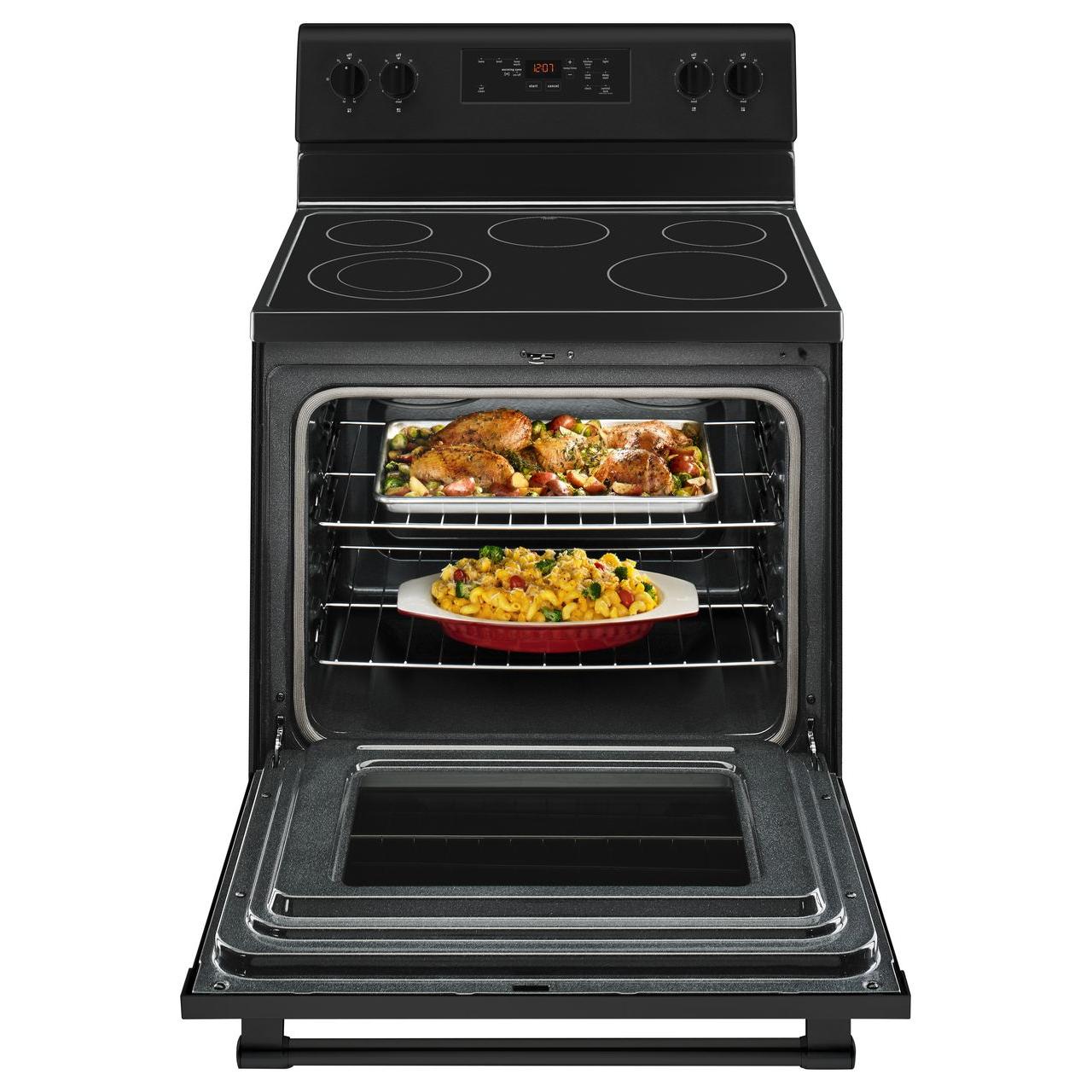 Maytag 30-inch Freestanding Electric Range with Precision Cooking? System YMER6600FB