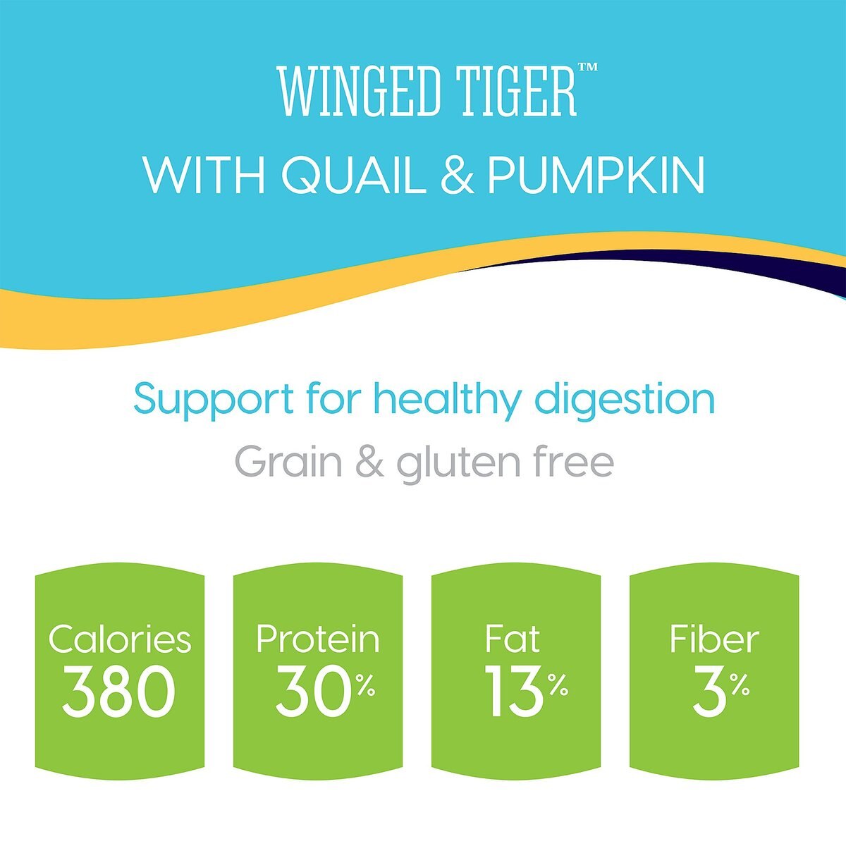 Solid Gold Winged Tiger with Quail and Pumpkin Grain-Free Sensitive Stomach Adult Dry Cat Food