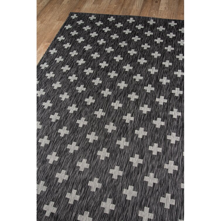 Umbria Charcoal Indoor/Outdoor Rug