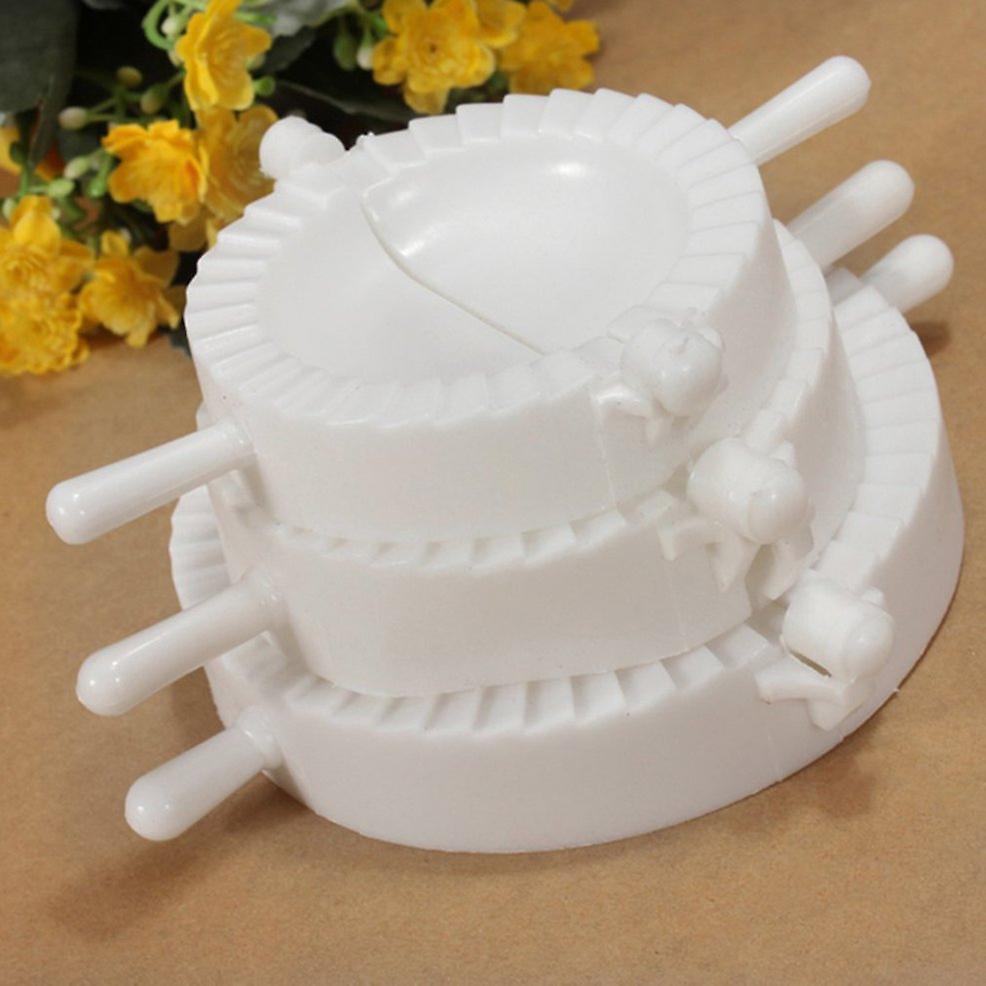 3pcs Dumpling Mold Pierogi Turnover Ravioli Empanada Dough Press Mould Maker