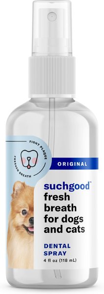 SUCHGOOD Original Breath Spray Cat and Dog Breath Freshner， 4-oz bottle