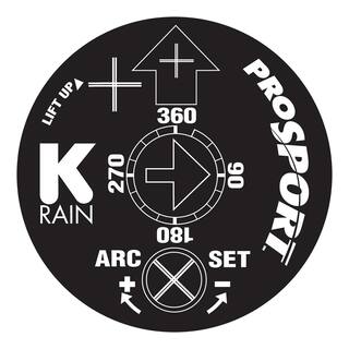 K-Rain Pro Sport 1 in. Gear Drive Sprinkler Stainless Riser 14003-SS