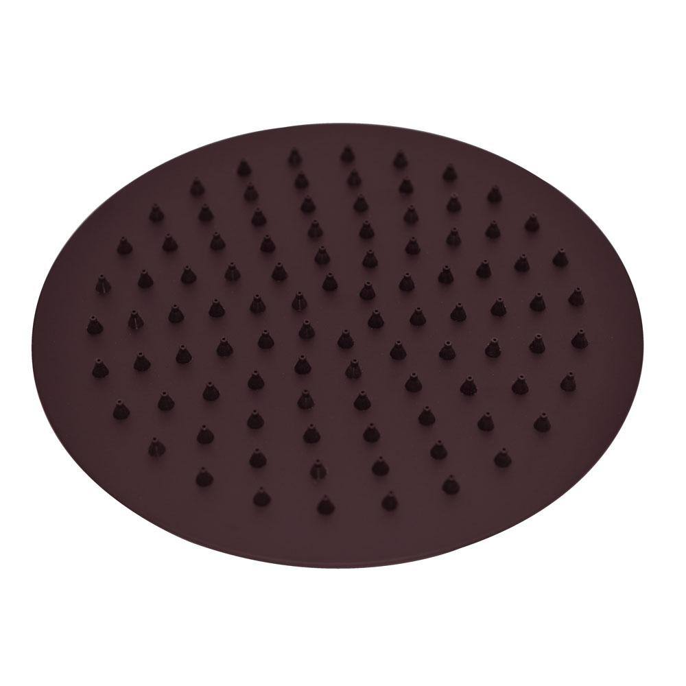 Westbrass 8 in. Round Thin High Pressure Rainfall Shower Head Oil Rubbed Bronze SHR8-12