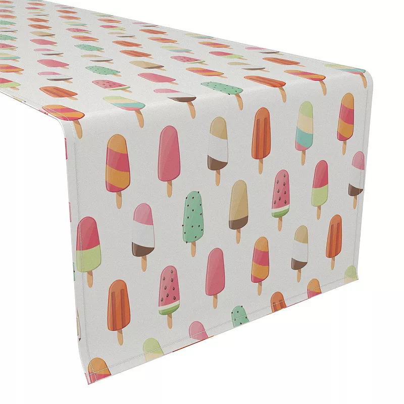 Table Runner， 100% Polyester， 14x108， Sweet Summer Treats