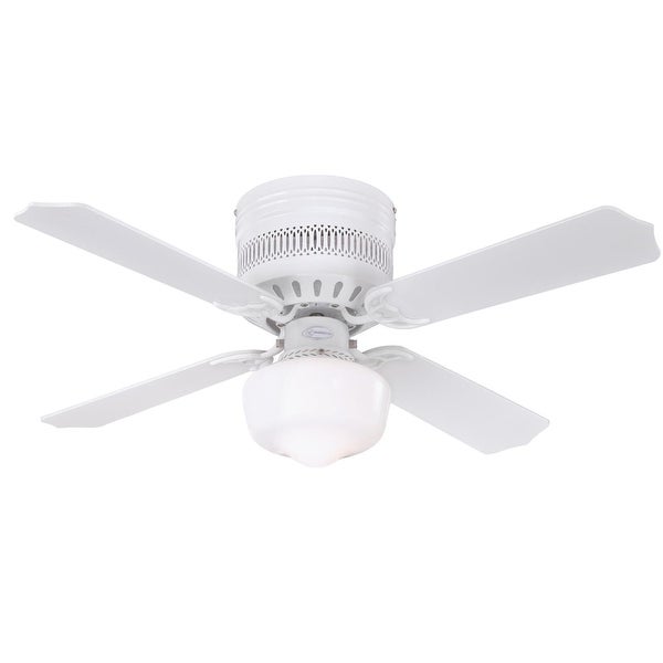 Westinghouse Lighting Casanova  42-Inch 4-Blade Indoor Ceiling Fan with LED Light and Opal Schoolhouse Glass Shopping - The Best Deals on Ceiling Fans | 39655596