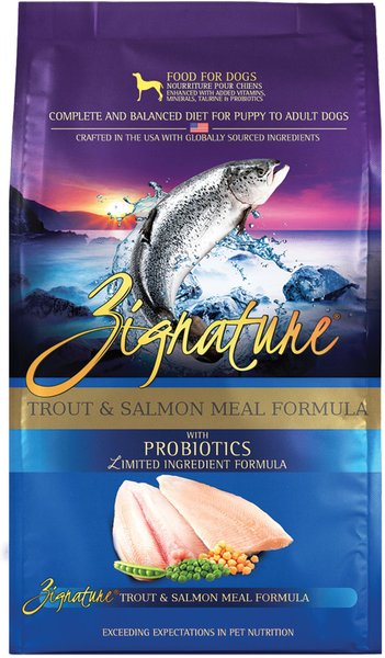 Zignature Limited Ingredient Formula Trout and Salmon Meal Dry Dog Food