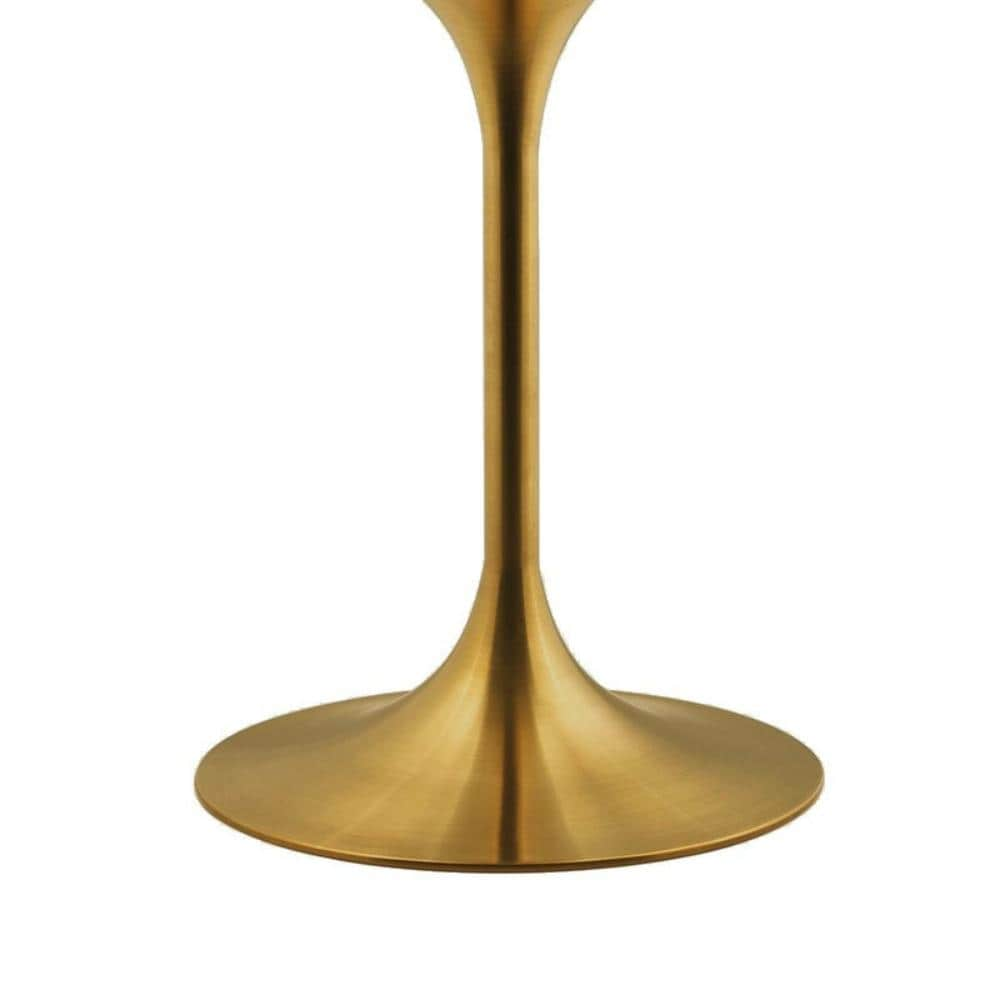 Leo Brass Faux Marble (Stone) Table