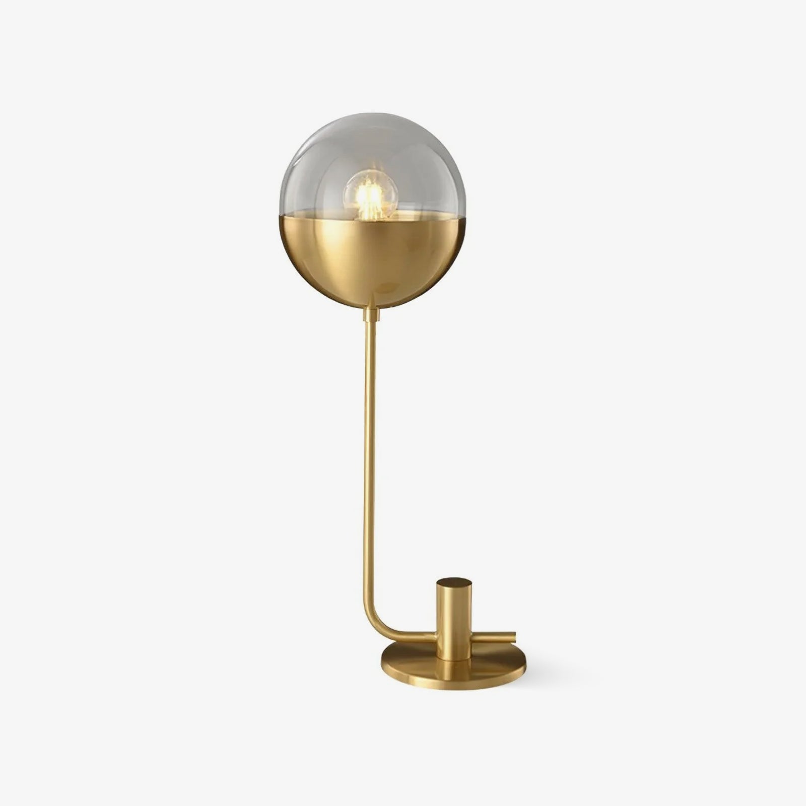 Brass Globular Table Lamp