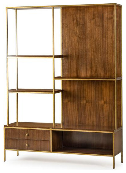 Peter Etagere   Contemporary   Bookcases   by Peachtree Fine Furniture  Houzz