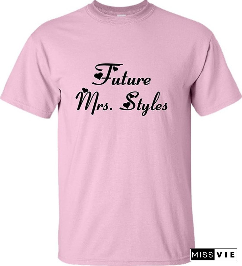 Go All Out Screenprinting X-Large Pink Adult Future Mrs. Styles T-Shirt