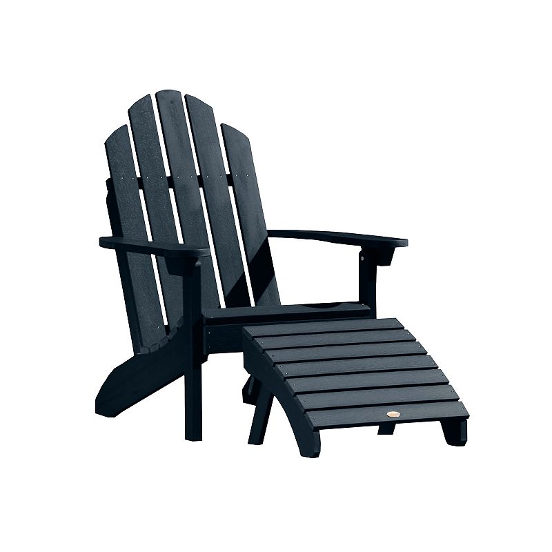 highwood Classic Westport Adirondack Chair with Ottoman