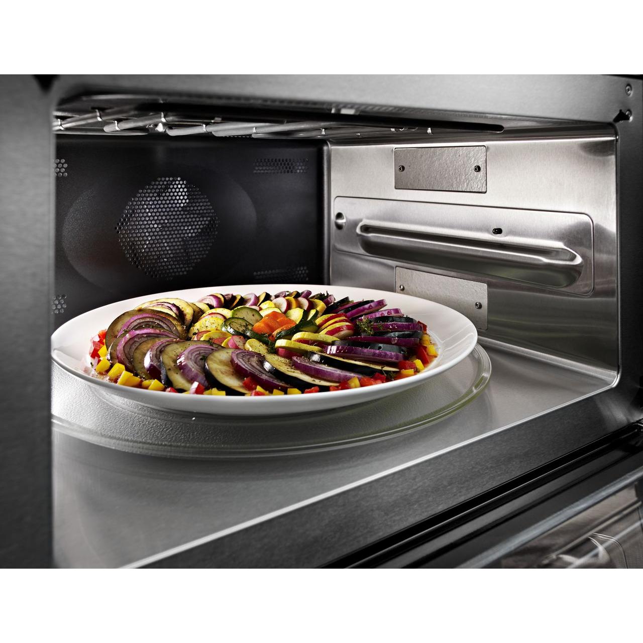 KitchenAid 30-inch, 5 cu. ft. Built-in Combination Wall Oven with Convection KOCE500EBS