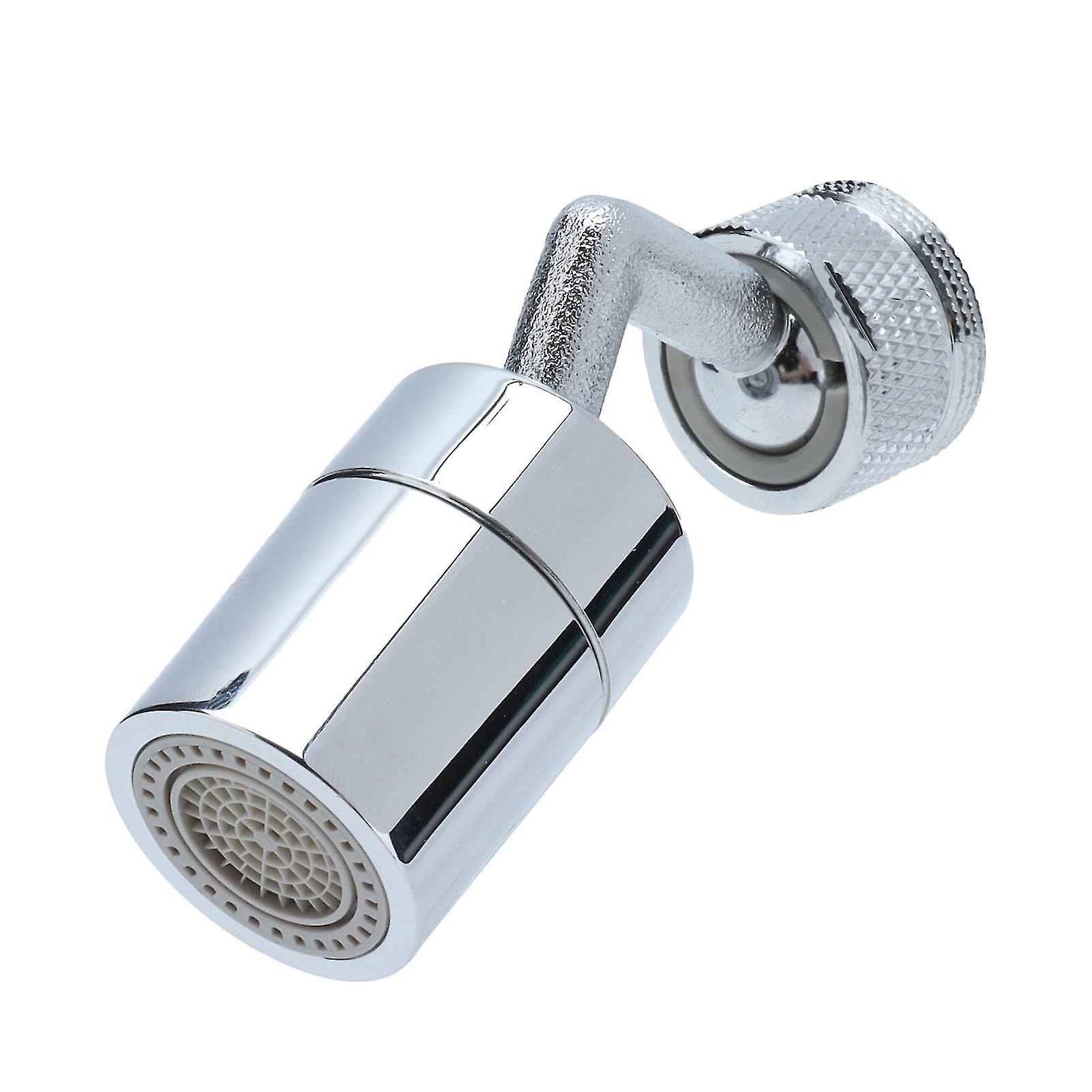 720° Rotatable Sink Faucet Aerator Sprayer Head with 2 Water Outlet Modes 4 Layers Net FilterM24 Male Thread