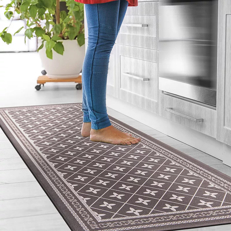 World Rug Gallery Border Anti-Fatigue Mat