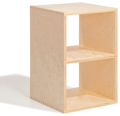 Modular Wood Shelving Cubes  Stackable B Boxes by  Offi   Contemporary   Bookcases   by Plush Pod Decor  Houzz