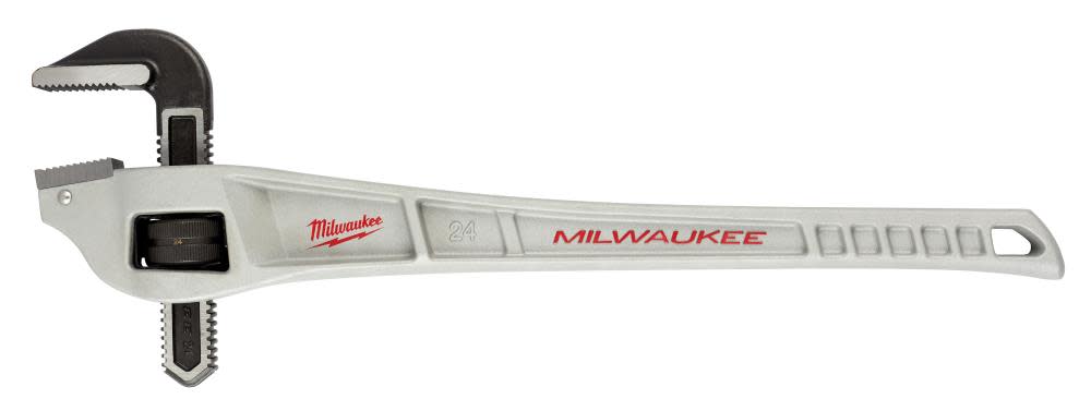 Milwaukee 24 in. Aluminum Offset Pipe Wrench 48-22-7182 from Milwaukee