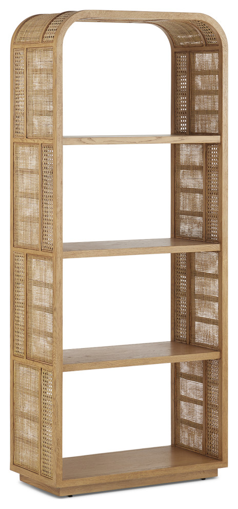 Anisa Sea Sand Etagere   Tropical   Bookcases   by Sideboards and Things  Houzz