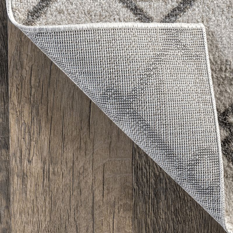 nuLOOM Mya Washable Geometric Area Rug