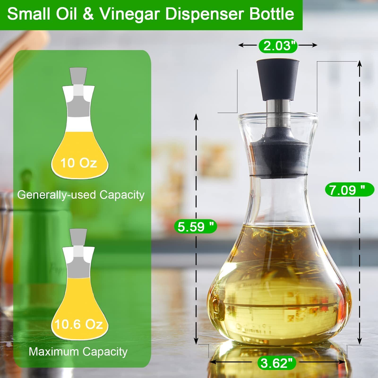 Glass Olive Oil Dispenser