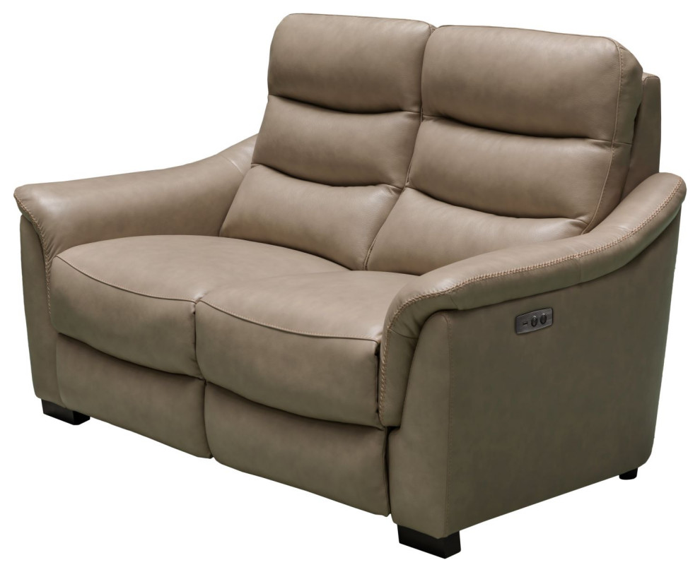 Seymour Top Grain Leather Power Reclining Loveseat   Contemporary   Loveseats   by Abbyson Living  Houzz