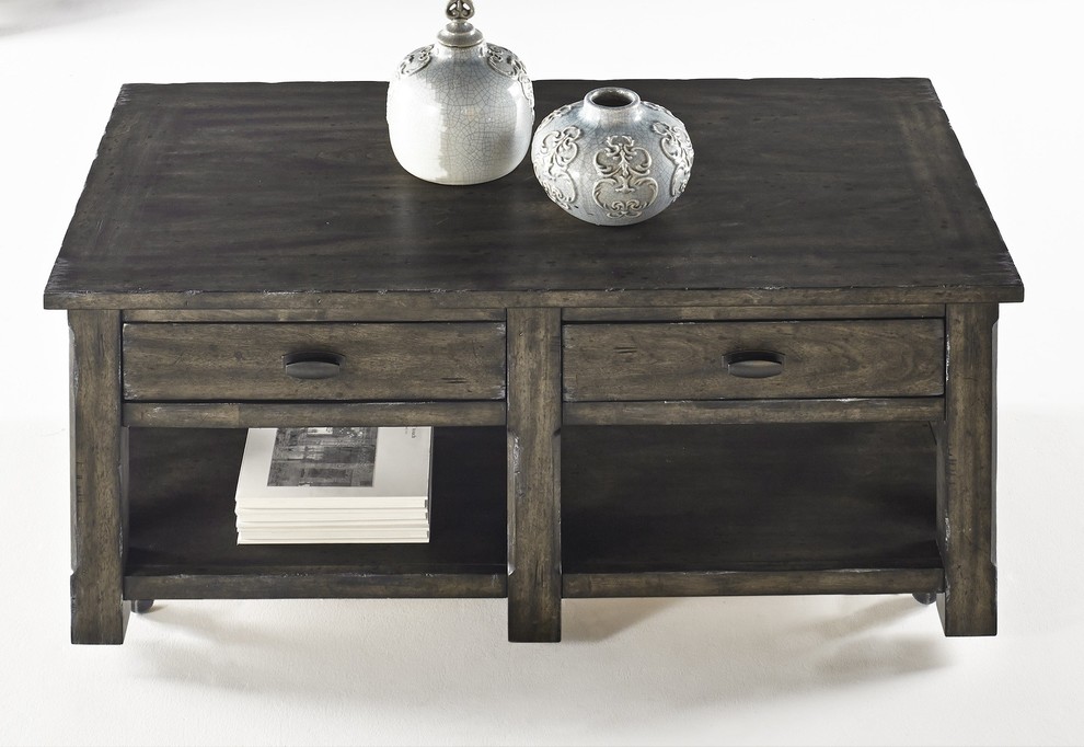 Crossroads Cocktail Table   Rustic   Coffee Tables   by HedgeApple  Houzz