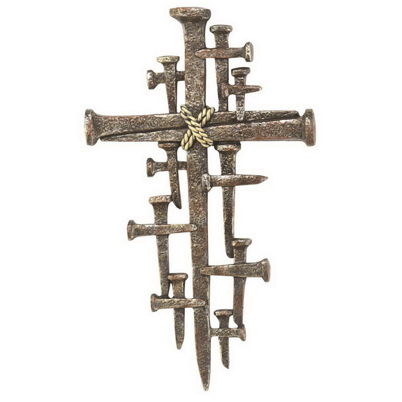 Dicksons WCR 187 Wall Cross Nails Resin 12In